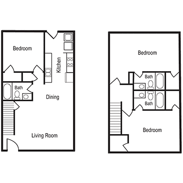 Woodsong Village 4 BR - Chestnut Floor plan